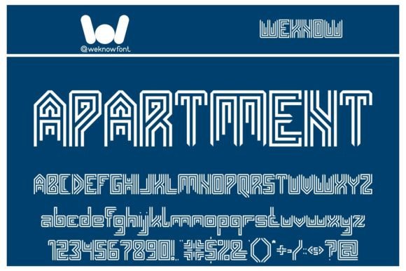 Apartment Font Review: A Modern Display Typeface for Clean Branding