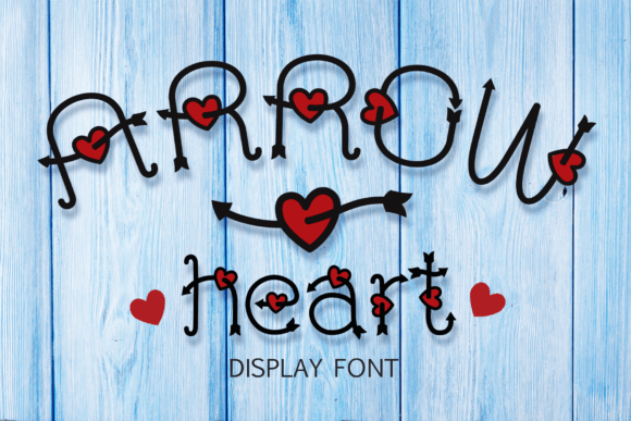 Arrow Heart Typeface: A Designer’s Guide to Romantic Display Typography