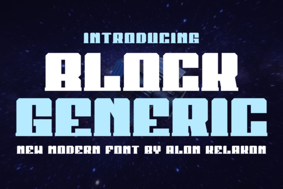 Block Generic: A Bold Display Typeface for Strong Editorial Identity