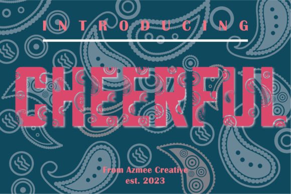 Cheerful Display Typeface Review for Handmade Brands