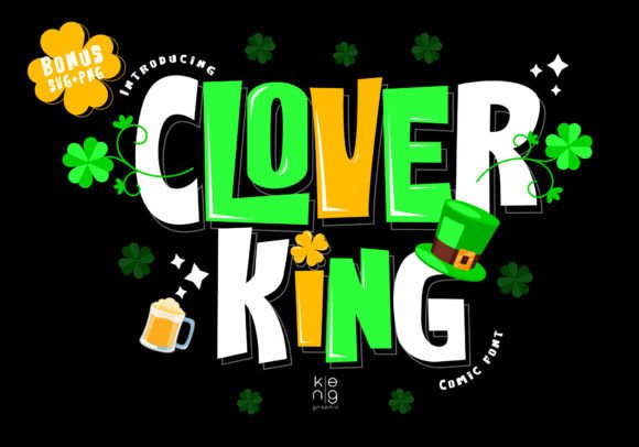Clover King: The Modern Display Font for Bold Branding