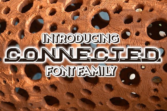 Connected: A Modern Display Typeface for Bold Editorial Statements