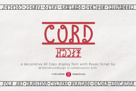 Cord Display Typeface for Modern Web Design