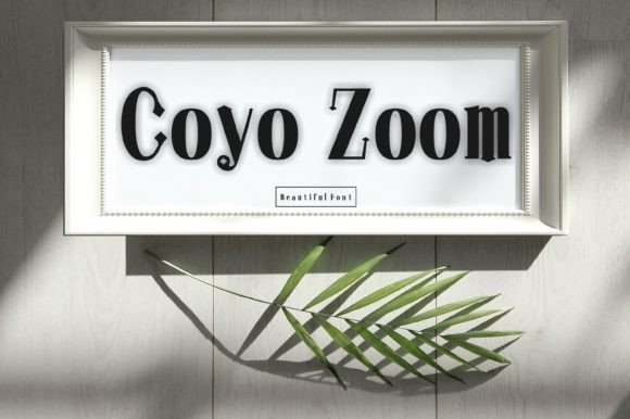 Coyo Zoom Display Font for Elegant Brand Identity