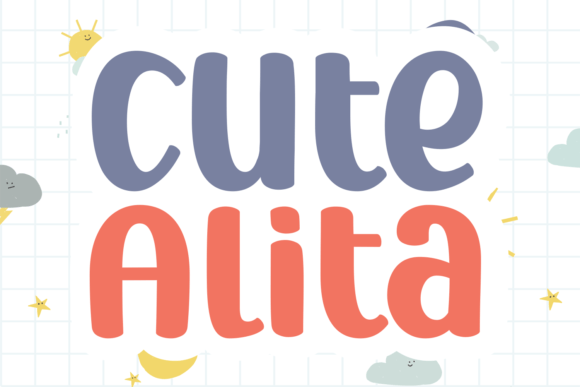 Cute Alita Typeface for Playful Digital Branding