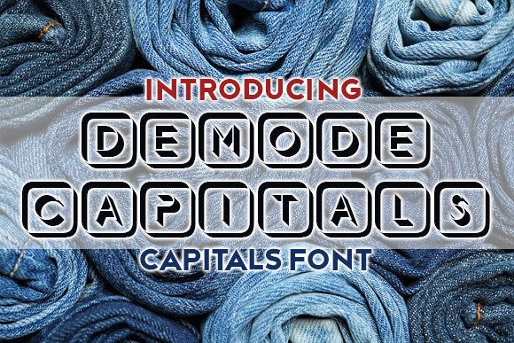 Demode Capitals: The Bold Display Typeface for High-Impact Campaigns