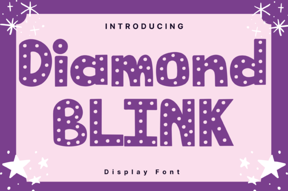 Diamond Blink: A Whimsical Display Font for Standout Web Design