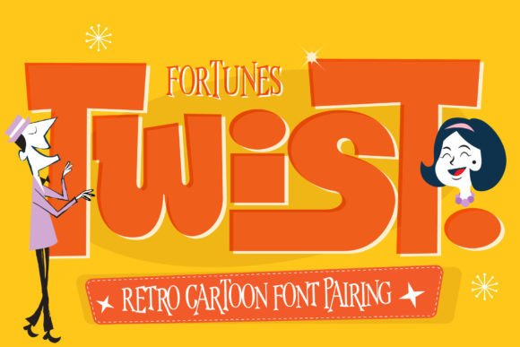 Fortunes Twist: A Playful Display Font for Editorial Design