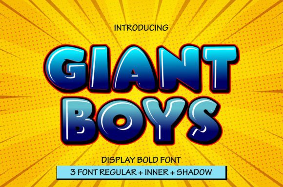 Giant Boys Typeface Review: A Cute Display Font for Editorial Design