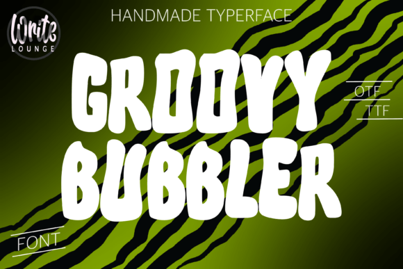 Groovy Bubbler Typeface for Whimsical Craft Projects