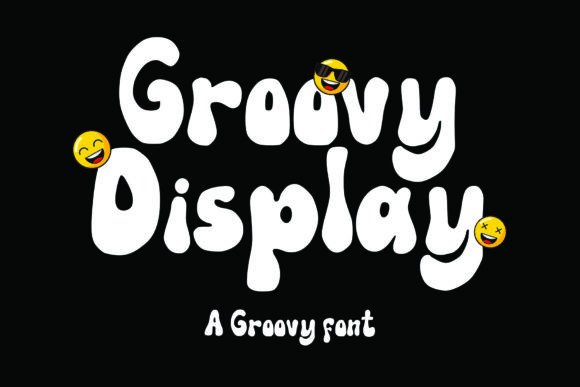 Groovy Display Typeface for Playful Web Design
