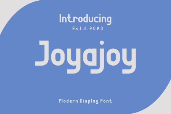 Joyajoy Display Typeface for Handmade Branding and Labels
