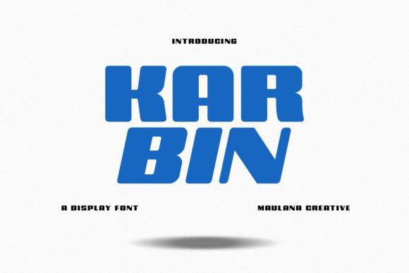 Karbin: A Bold Display Font for Modern Brand Identity