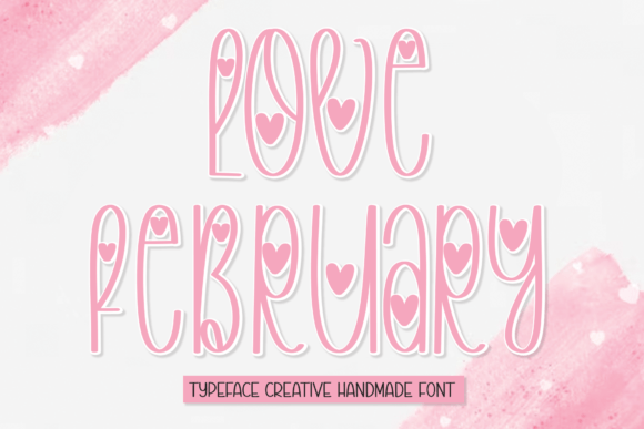 Love February Display Font Review for Crafters