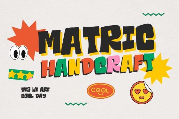 Matric Handcraft: Bold Display Fonts for High-Impact Web Design