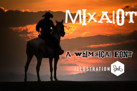 Mixalot Display Font for Editorial Design and Branding