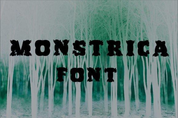 Monstrica: The Scary Display Font for Viral Halloween Campaigns