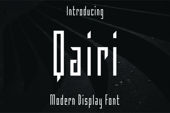 Qairi Bold All-Caps Display Font for Campaign Design