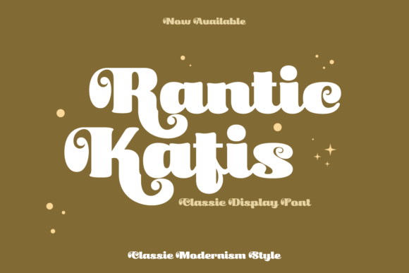 Rantic Kafis: A Classic Modern Typeface for Editorial Design