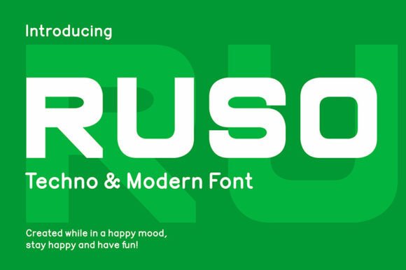 Ruso Typeface Review: A Modern Display Font for Clean Branding