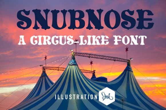 Snubnose Typeface: A Bold Display Font for Modern Web Design