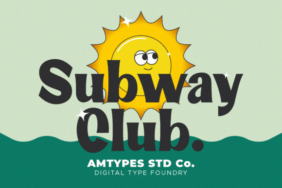 Subway Club: Retro Display Font for Bold Web Headlines