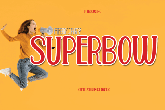 Superbow Typeface: A Modern Display Font for Editorial Design