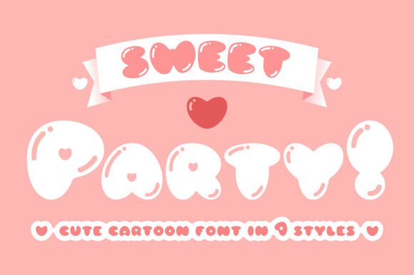 Sweet Party: A Bold Handwritten Display Font for Editorial Design