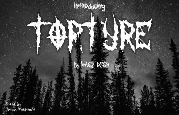 Torture: A Mighty Display Font for Bold Editorial Headlines