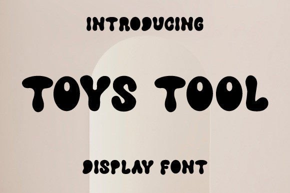 Toys Tool Display Font for Playful Brand Campaigns