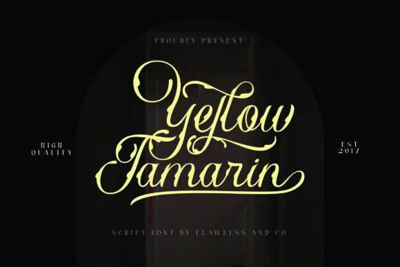 Yellow Tamarin Typeface for Editorial Design Projects